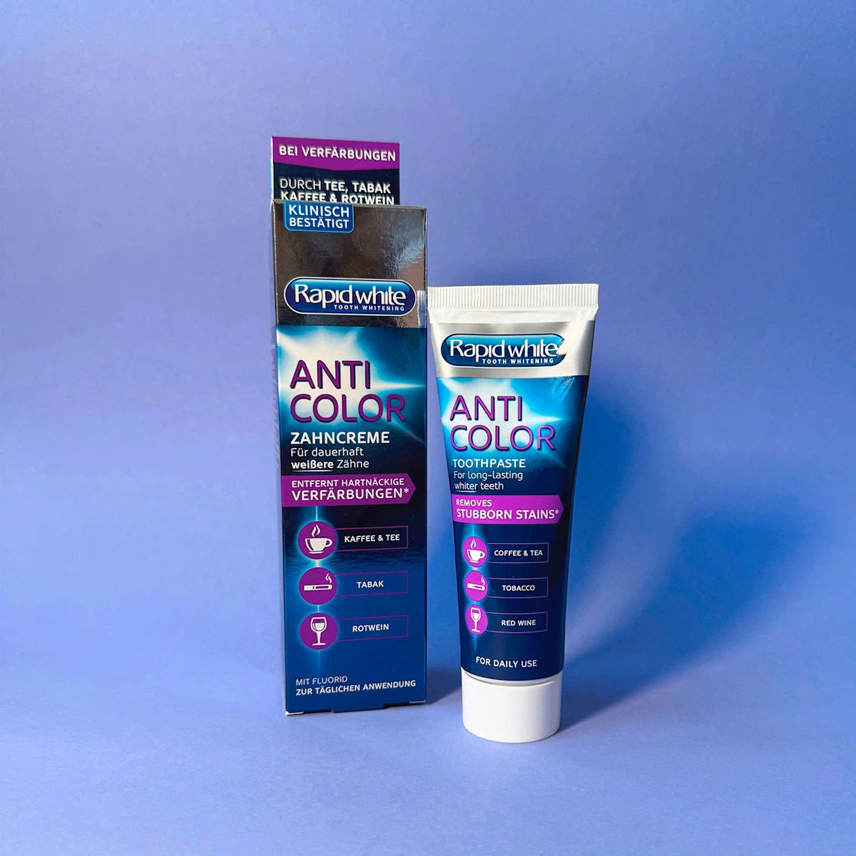 Rapid White Anti-Color Toothpaste, 75 ml