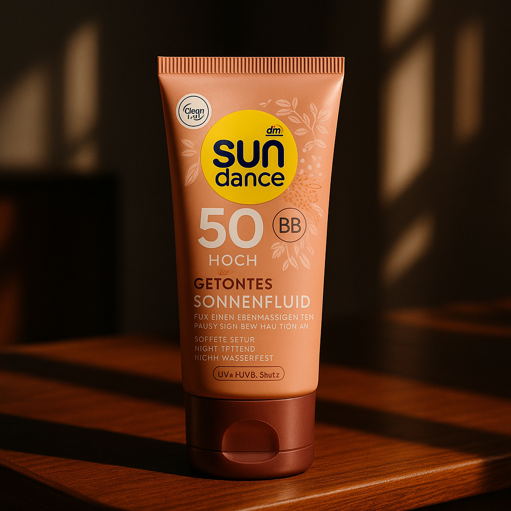 SUNDANCE Tinted Sun Fluid SPF 50 – 50ml | BB Formula with High UV Protection, Lightweight & Vegan, Made in Germany