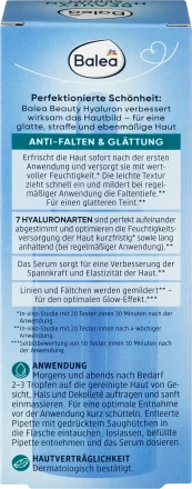 Balea Hyaluronic acid serum, 30 ml