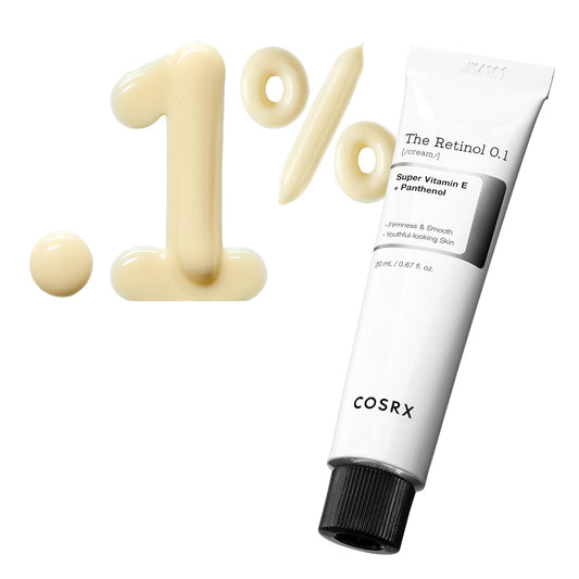 COSRX - The Retinol 0.1 Cream – Anti-Wrinkle & Anti-Blemish Face and Eye Cream