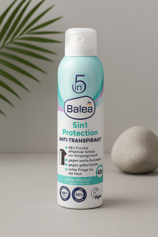Balea, Antiperspirant deodorant spray Protection 5in1, 200 ml