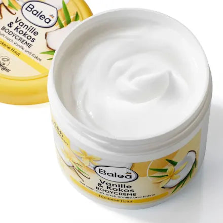 Balea Vanilla & Coconut Body Cream – Deep Moisturizing Skin Care