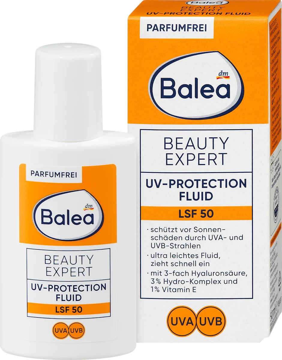 Balea Beauty Expert UV-Protection Fluid SPF 50 – 50 ml