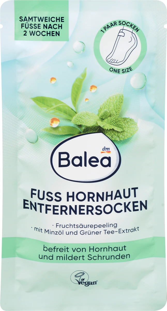 Balea Foot Peeling Socks (1 Pair), 2 pcs