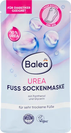 Balea Urea Foot Mask Socks – Intensive Moisturizing Treatment (1 Pair)