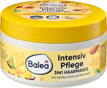 Balea 3‑in‑1 Intensive Care Hair Mask – All-in-One Deep Treatment for Dry & Damaged Hair