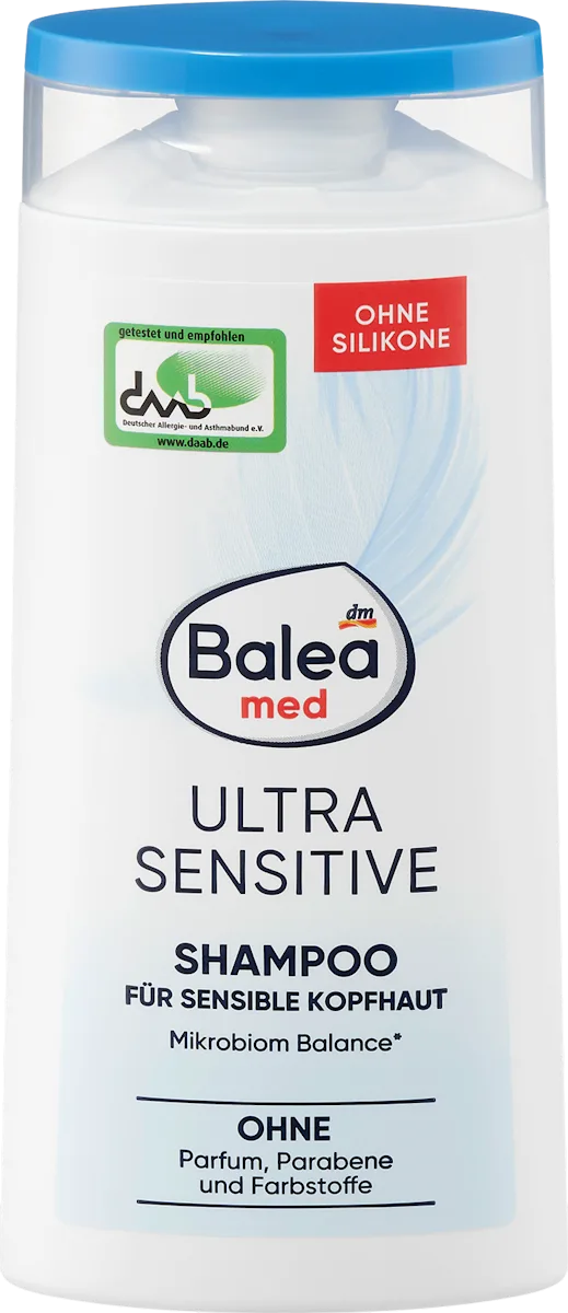 Balea med Ultra Sensitive Shampoo, 250 ml