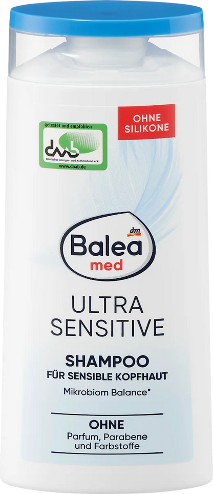 Balea med Ultra Sensitive Shampoo, 250 ml