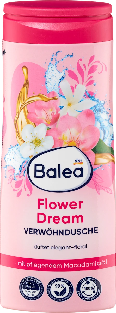 Balea Flower Dream Shower Gel, 300 ml