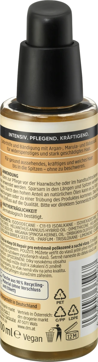 Balea, Hair oil Oil Repair Intensive, 100 ml