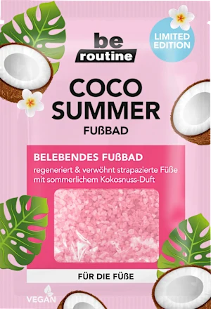 Foot bath with coconut scent, coco summer, 40 g
