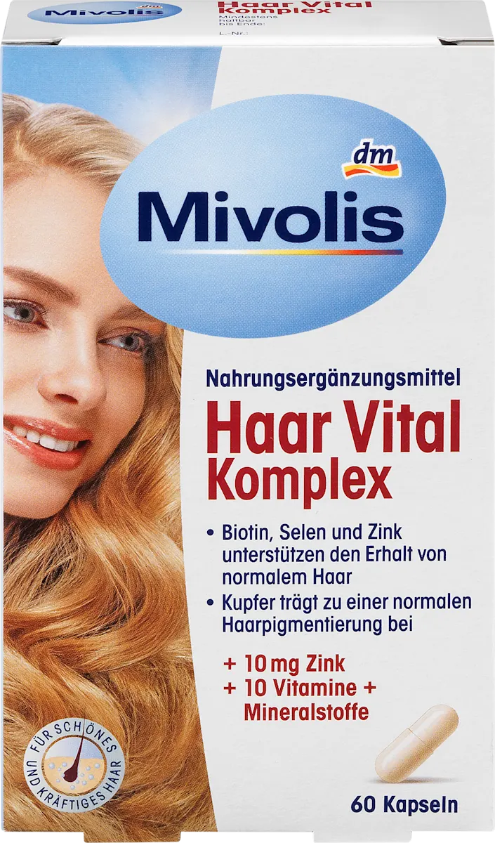 Mivolis Hair Vital Complex – 60 Capsules (26 g)
