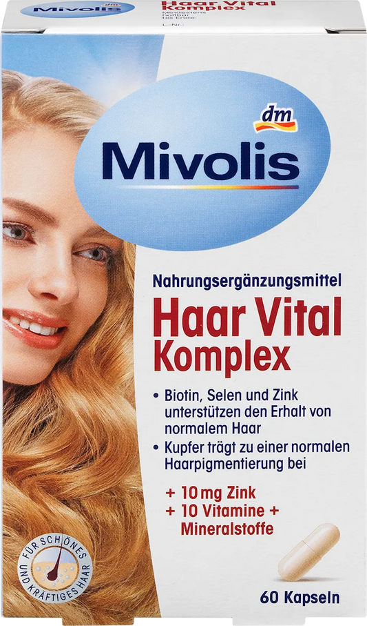 Mivolis Hair Vital Complex – 60 Capsules (26 g)